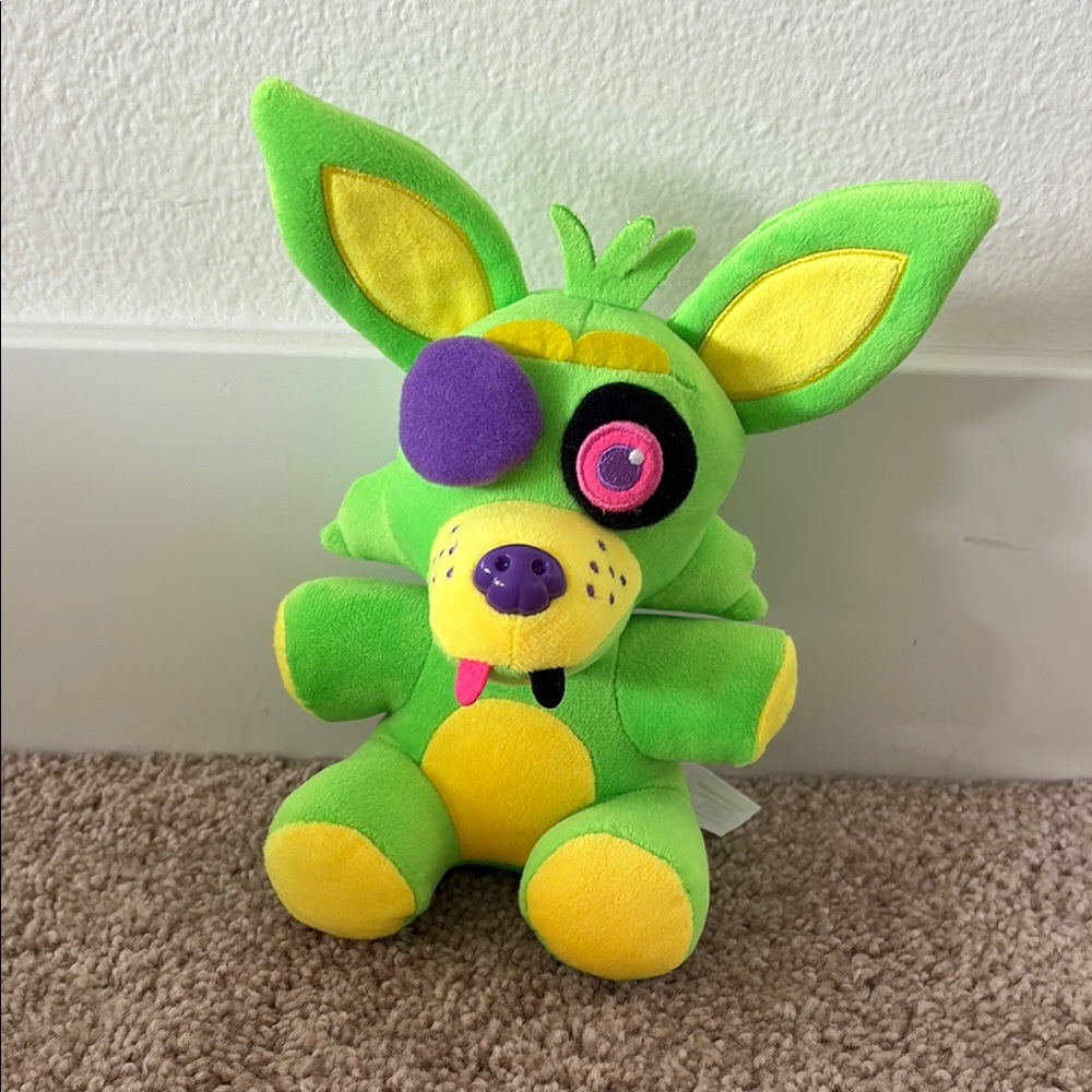 Black light Green Foxy FNAF Funko Plush